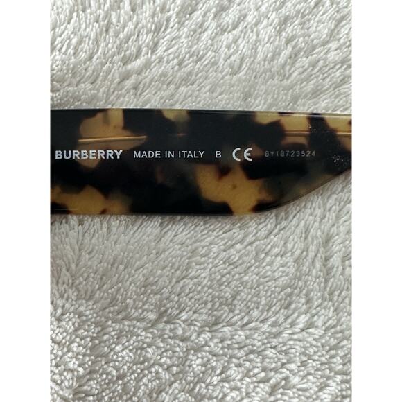 BURBERRY Tortoise Sunglasses Made In Italy~B4298-F~Cat Eye Shades Sunnies &Case main image 6